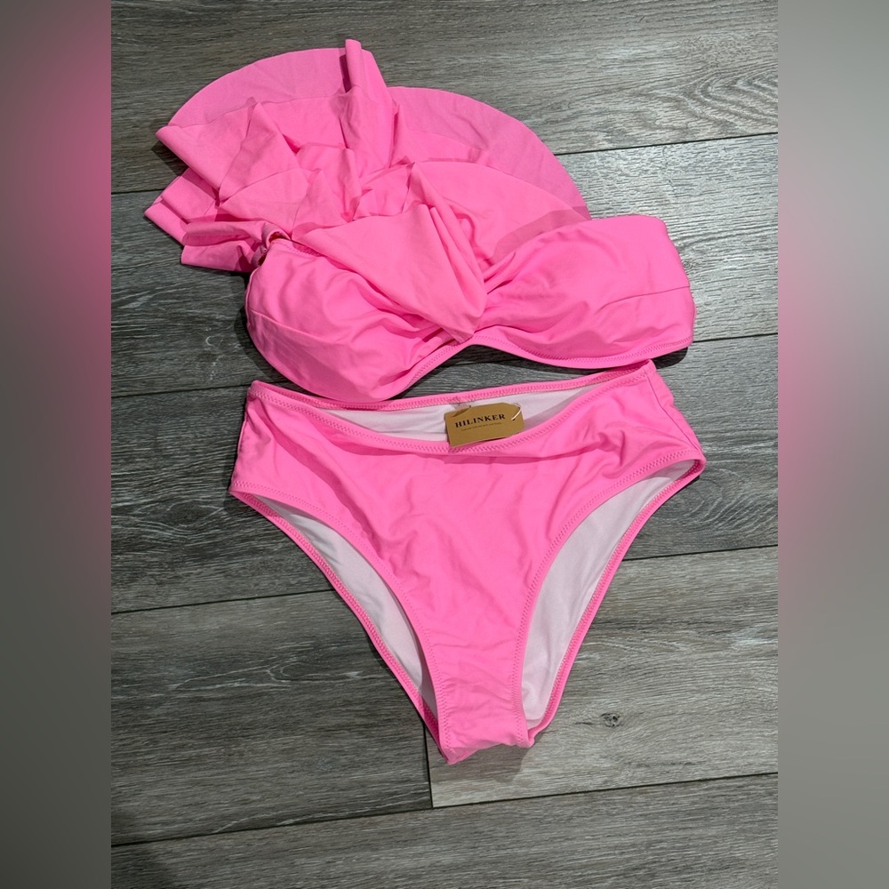 Vibrant Pink Swimwear Set